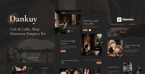 Dankuy – Cafe & Coffee Shop Elementor Template Kit